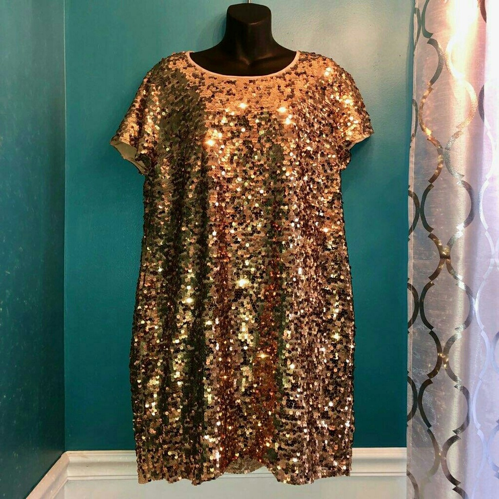 Beautiful Sequin Gold Dress